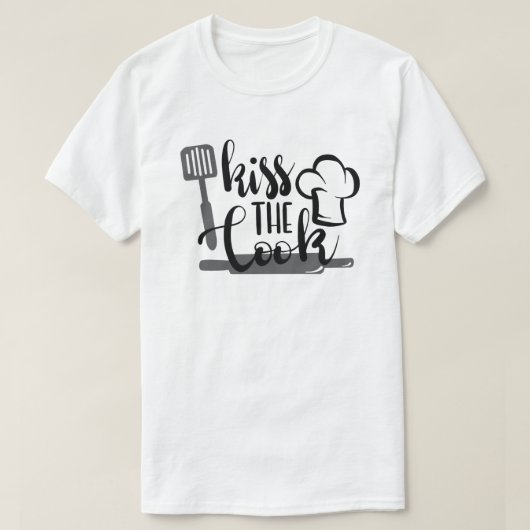 Kiss The Cook T-Shirt (Design devant)