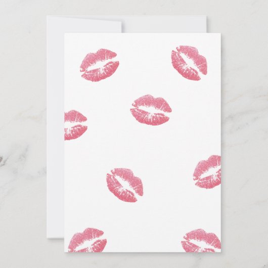 Kiss The Miss Goodbye Bachelorette Party Kaart (Achterkant)