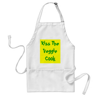 Kiss The Veggie Cook Standaard Schort