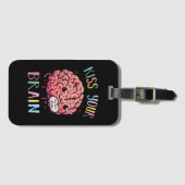 Kiss Your Brain Teacher Bagagelabel (Voorkant (horizontaal))