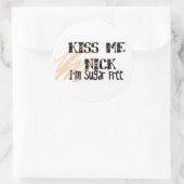 kissemstickers ronde sticker (Tas)