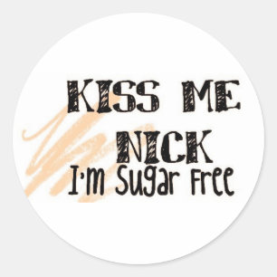 kissemstickers ronde sticker