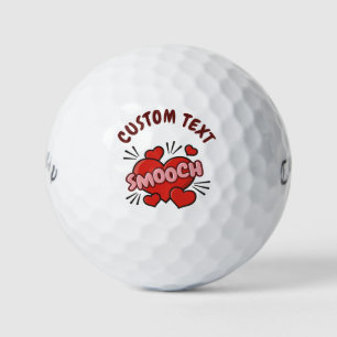 Kissend Comic Sound Effect Golfballen