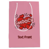 Kissend Comic Sound Effect Medium Cadeauzakje (Voorkant)