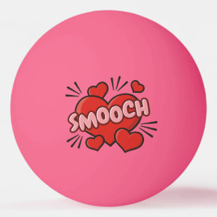 Kissend Comic Sound Effect Pingpongballen