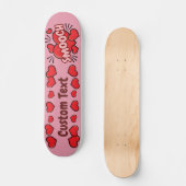 Kissend Comic Sound Effect Skateboard (Voorkant)