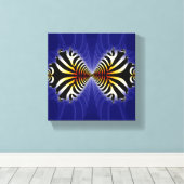 Kissend Fish Design op Canvas (Insitu (Houten vloer))