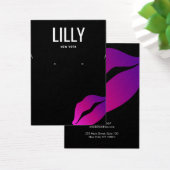 Kissend Lips Ketting Verdien Display Kaart (Bureau)