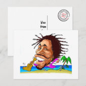 Kisses from Jamaica BOB Briefkaart (Voorkant / Achterkant)