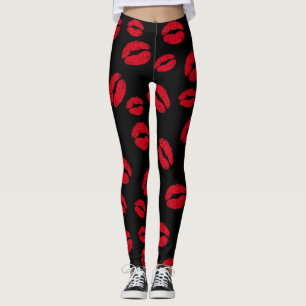 Kisses op zwart leggings