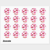 Kisses Ronde Sticker (Vel)