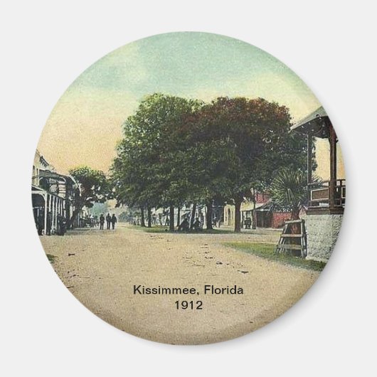 Kissimmee, Florida 1912 koelkast magnet Magneet (Voorkant)