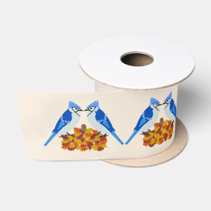 Kissing Blue Jays Fall Wedding Lint