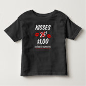 Kissing booth Funny Baby Boy Valentijnsdag Shirt (Voorkant)