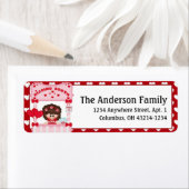 Kissing Booth Valentine's Day Étiquettes de adress (En situation)