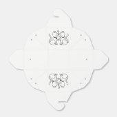 Kissing Cats Bruiloft Vrijgezellenfeest Zwart Wit Bedankdoosjes (Uitgevouwen)