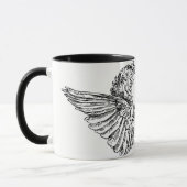 KISSING CHERUBS CAFÉ MUG (Gauche)
