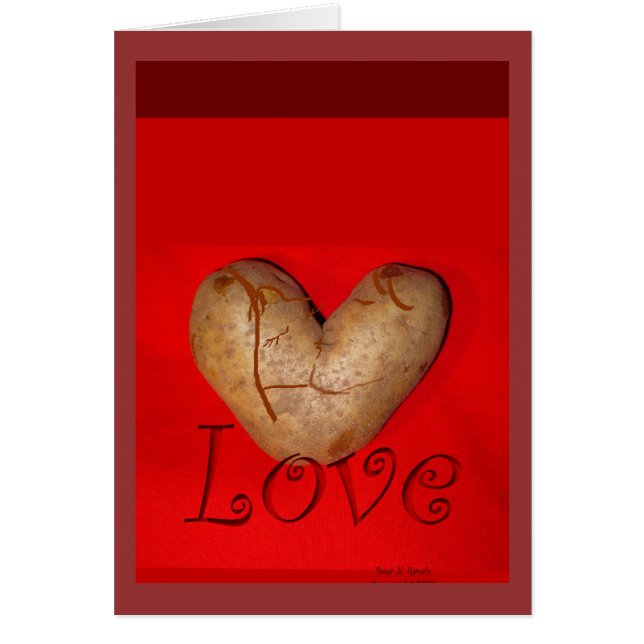 Kissing Couple Love Potato (Voorkant)