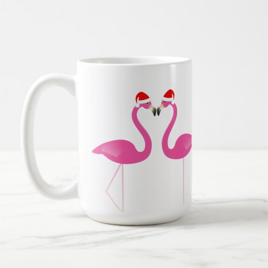 Kissing Flamingos Vakantie Mok (Links)