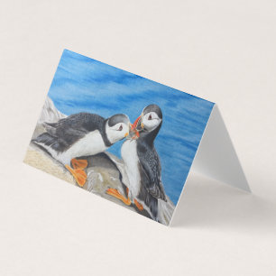 Kissing Puffins Kaart