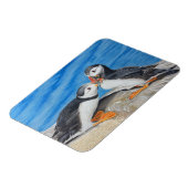 Kissing Puffins Magneet (Linkerzijde)