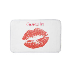 Kissing Red lips Thunder_Cove Badmat