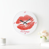 Kissing Red lips Thunder_Cove Grote Klok (Huis)