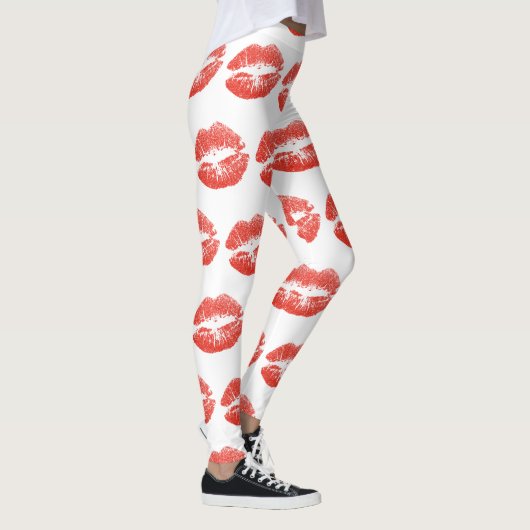 Kissing Red lips Thunder_Cove Leggings (Rechts)