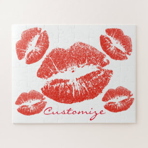 Kissing Red lips Thunder_Cove Legpuzzel