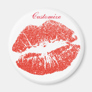 Kissing Red lips Thunder_Cove Magneet