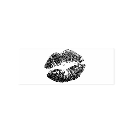 Kissing Red lips Thunder_Cove Rubberstempel (Afrduk)