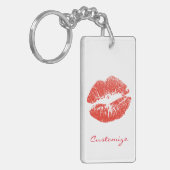 Kissing Red lips Thunder_Cove Sleutelhanger (Voorkant Links)