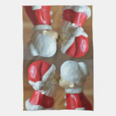 Kissing Santas Theedoek (Verticaal)