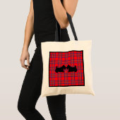 Kissing Scottish Terriers Sac fourre-tout cadeau (Devant (produit))