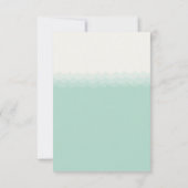 Kissing Seahorses Love Hearts Beach Wedding RSVP (Dos)