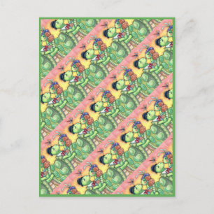 KISSING TURTLE SWEETHEARTS, CUTE TARPON VALENTIJN FEESTDAGENKAART