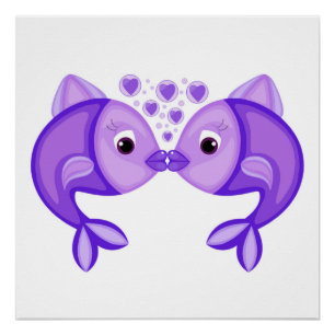 KISSING VIS PERFECT POSTER