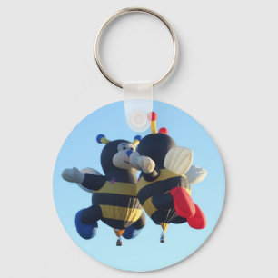 Kissingbijen Hot Air Ballon Sleutelhanger