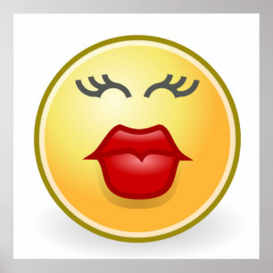 KISSY FACE POSTER