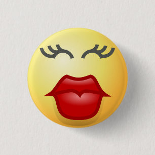 KISSY FACE RONDE BUTTON 3,2 CM