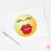 KISSY FACE RONDE STICKER (Envelop)
