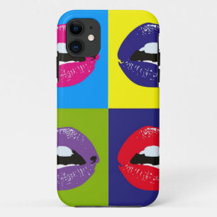 Kissy Face Trendy Pop Art Hoesje