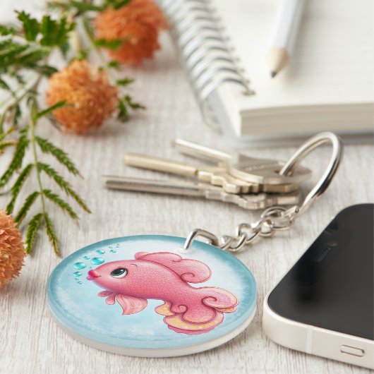 Kissy Fish Keychain (Voorkant Rechts)