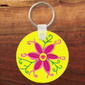 Kissy-lippenbloem Sleutelhanger (Voorkant)