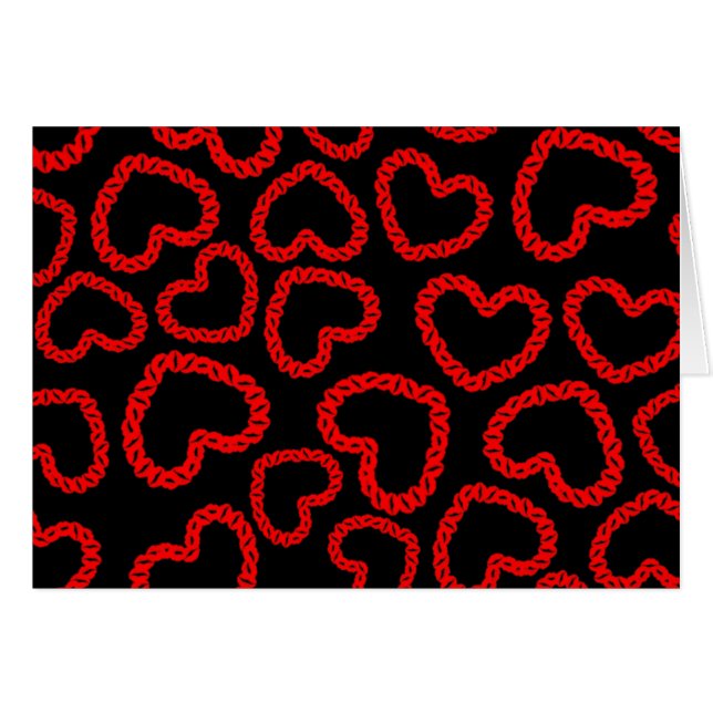  Kissy Lips Heart (Voorkant Horizontaal)