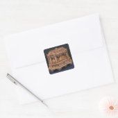 Kist voor huwelijk, 1753 vierkante sticker (Envelop)