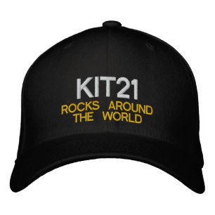 KIT21 ROCKS-Pet Geborduurde Pet