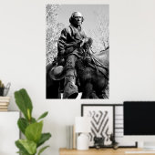 Kit Carson Statue, Carson City, Nevada Poster (Thuiskantoor)