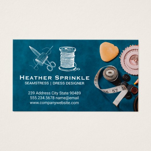 Kit de couture | Ciseaux à billes de filetage (Devant)