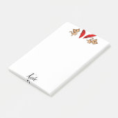 Kit de Post-it Chat Rouge Parapluie (Incliné)
